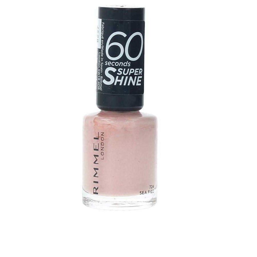 Nails Rimmel | Rimmel 60 Seconds Nail Polish Sea Fizz 724