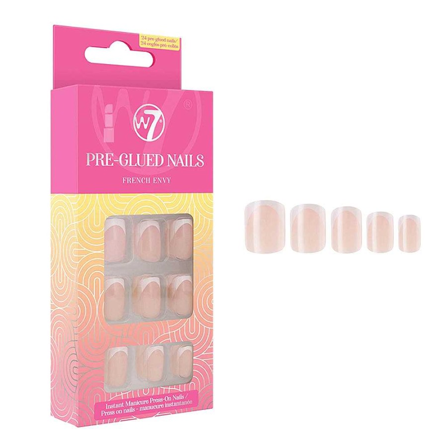 Nails W7 | W7 Pre Glued False Nails French Envy