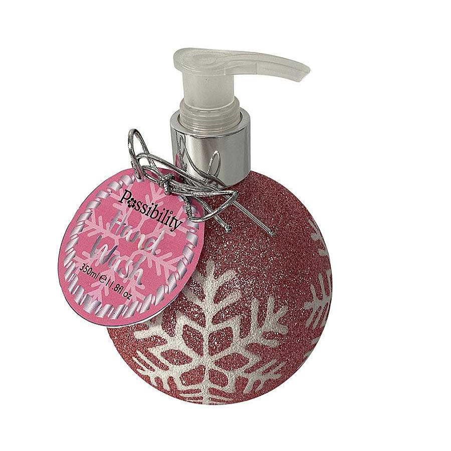 Bath & Body Possibility | Possibility Glitter Snowflake Hand Wash Pink