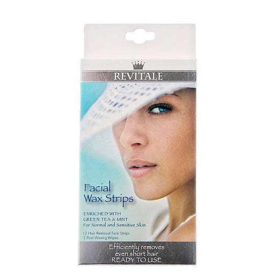 Bath & Body Revitale | Revitale Facial Wax Strips Normal & Sensitive Skin 12 Strips