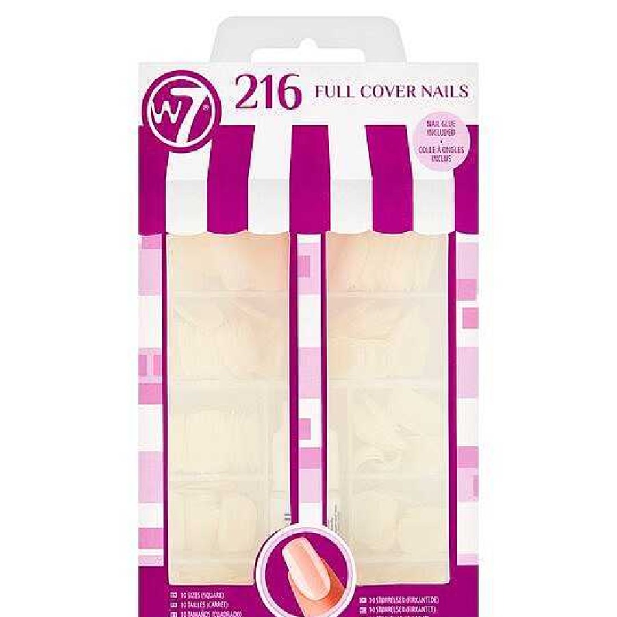 Nails W7 | W7 216 Full Cover Nails Square