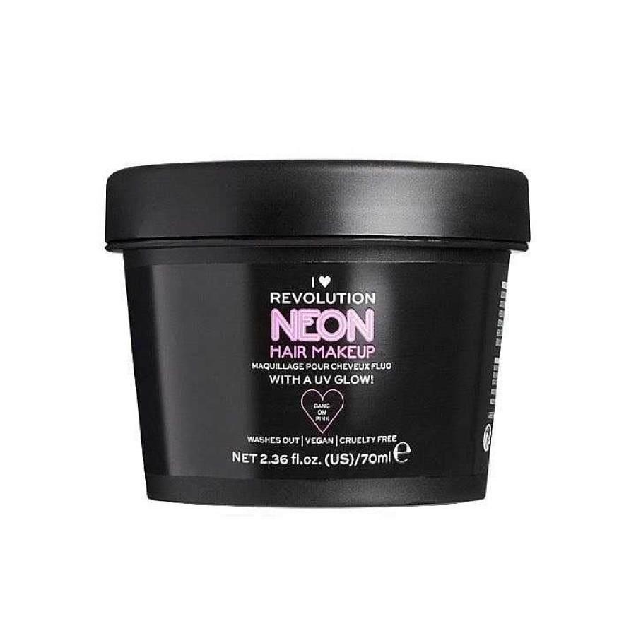 Hair Revolution | Revolution Neon Hair Makeup Bang On Pink