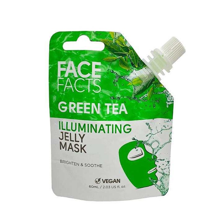 Skin Face Facts | Face Facts Green Tea Illuminating Jelly Mask