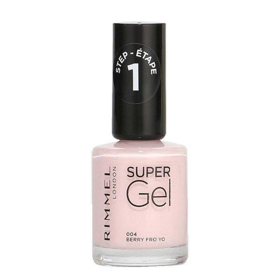 Nails Rimmel | Rimmel Super Gel Nail Polish 004 Berry Fro-Yo