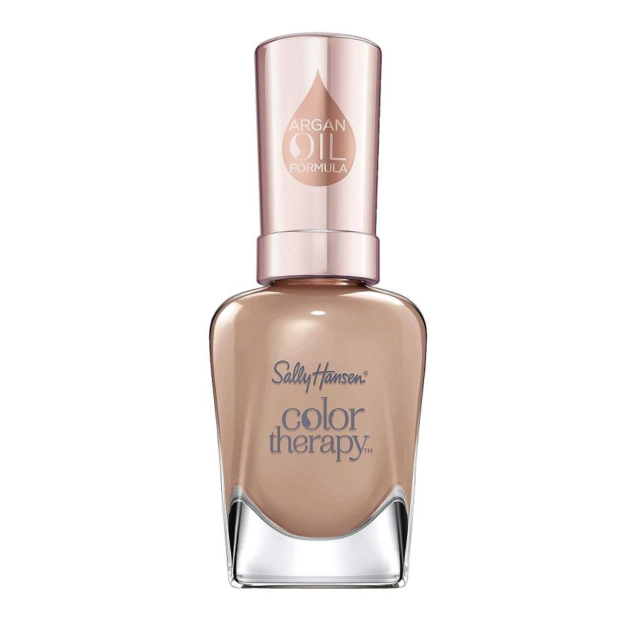 Nails Sally Hansen | Sally Hansen Argan Oil Color Therapy Nail Polish 521 Cashmere Calm