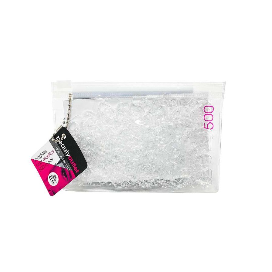 Hair Beauty Outlet | Beauty Outlet 500 No Snag Hair Bands Clear Beau142