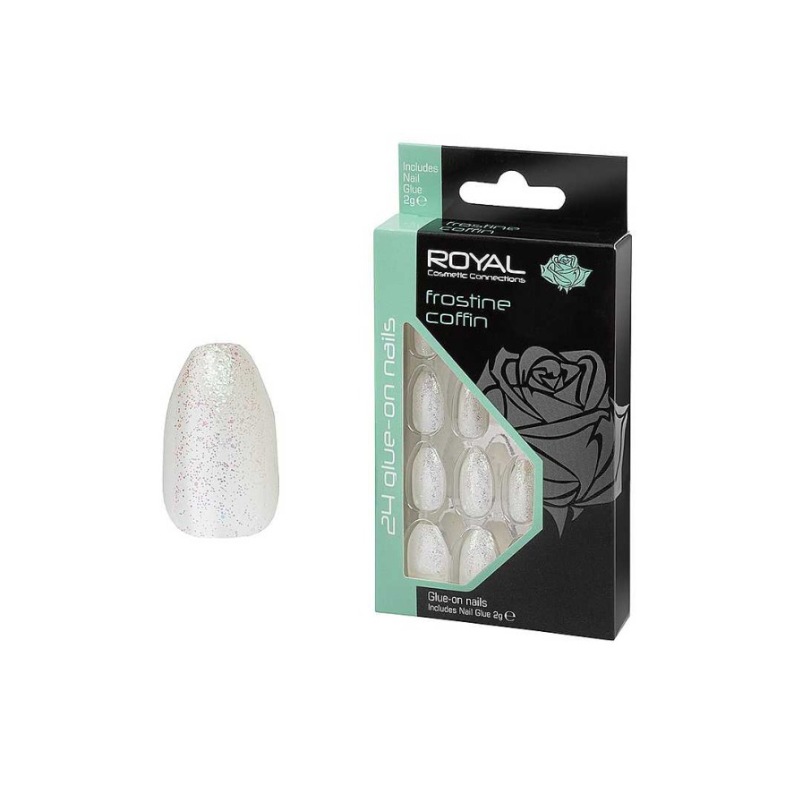 Nails Royal Cosmetics | Royal Cosmetics Frostine Coffin Nails Nnai372