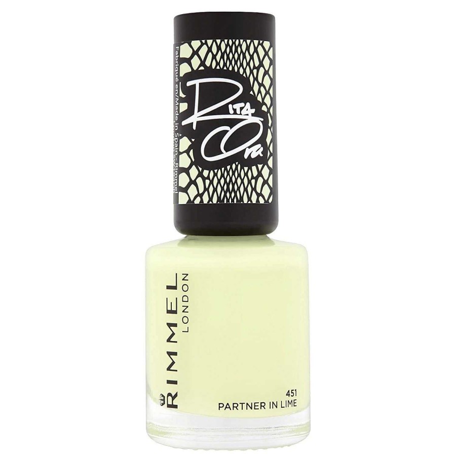 Nails Rimmel | Rimmel Rita Ora Nail Polish Partner In Lime 451