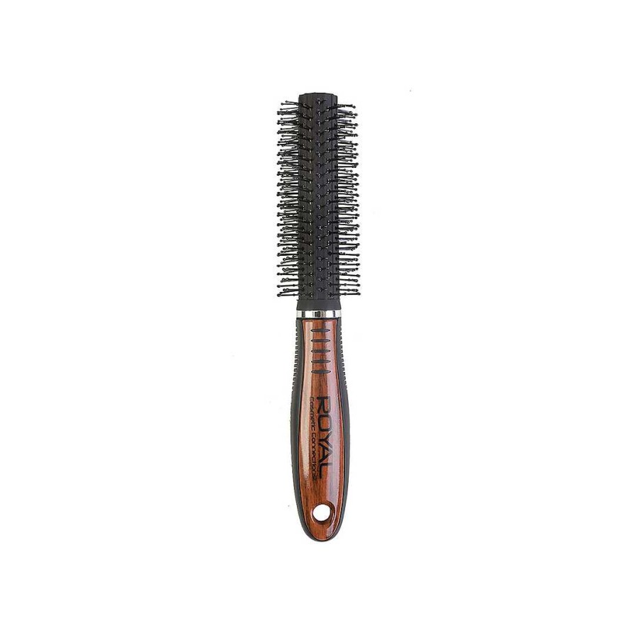 Hair Royal Cosmetics | Royal Cosmetics Wood Effect Hair Brush Radial Beau184