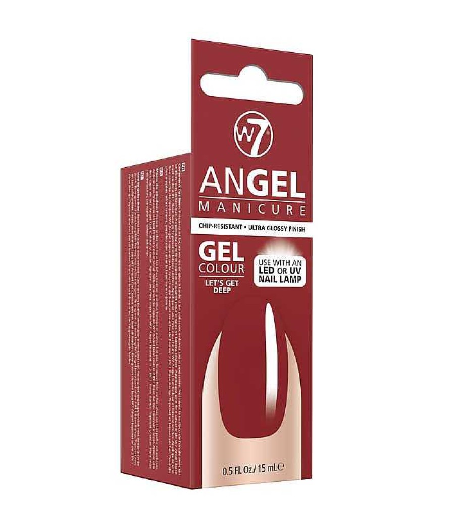 Nails W7 | W7 Angel Manicure Gel Polish Lets Get Deep