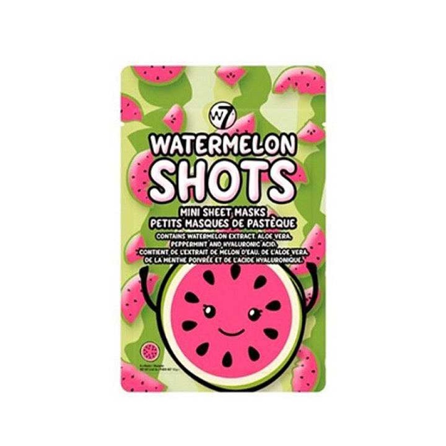 Skin W7 | The W7 Watermelon Shots Sheet Mask