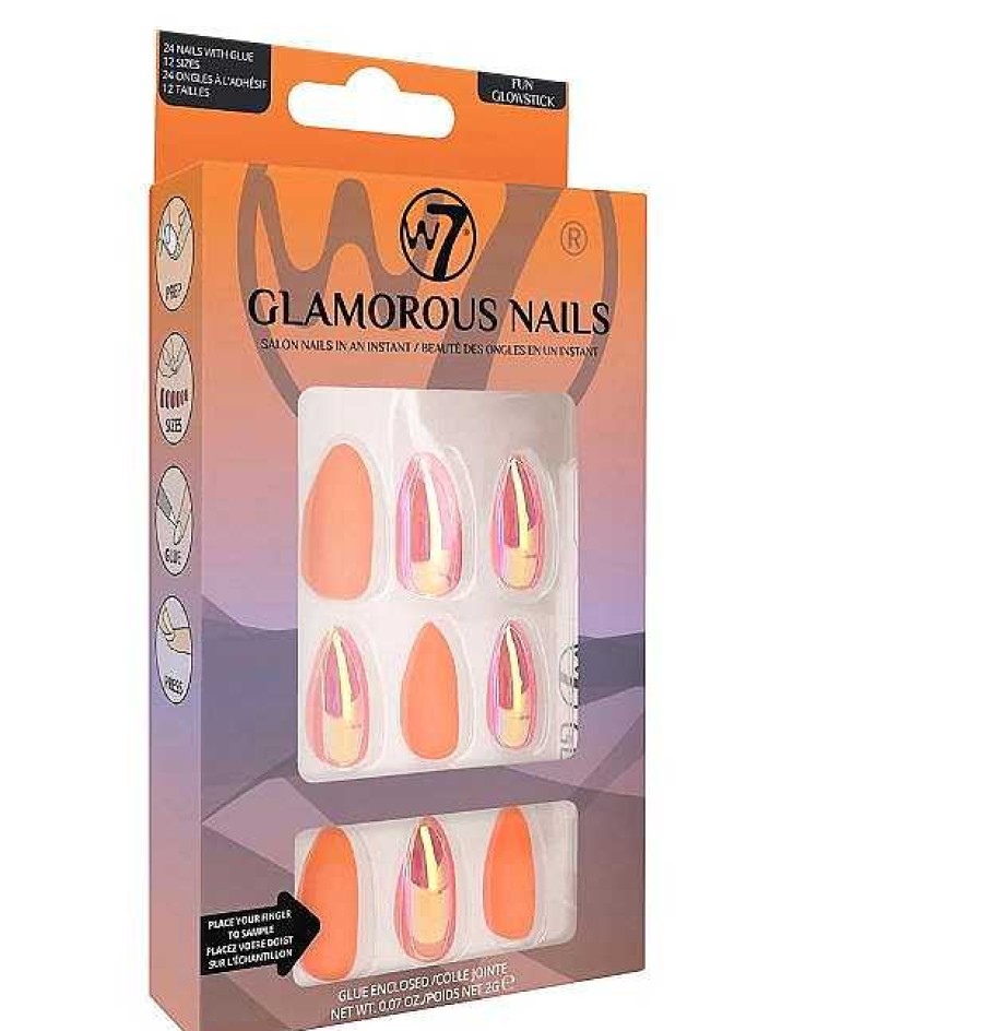 Nails W7 | W7 Glamorous Nails Fun Glowstick