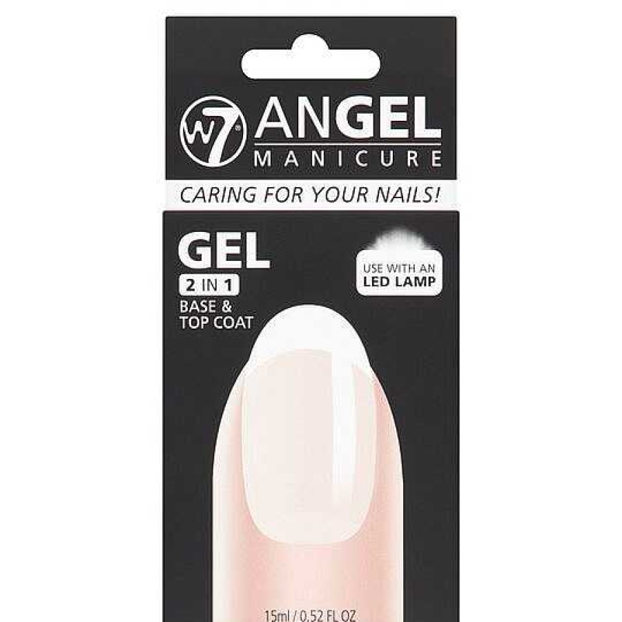 Nails W7 | W7 Angel Manicure Gel Base & Top Coat 2 In 1