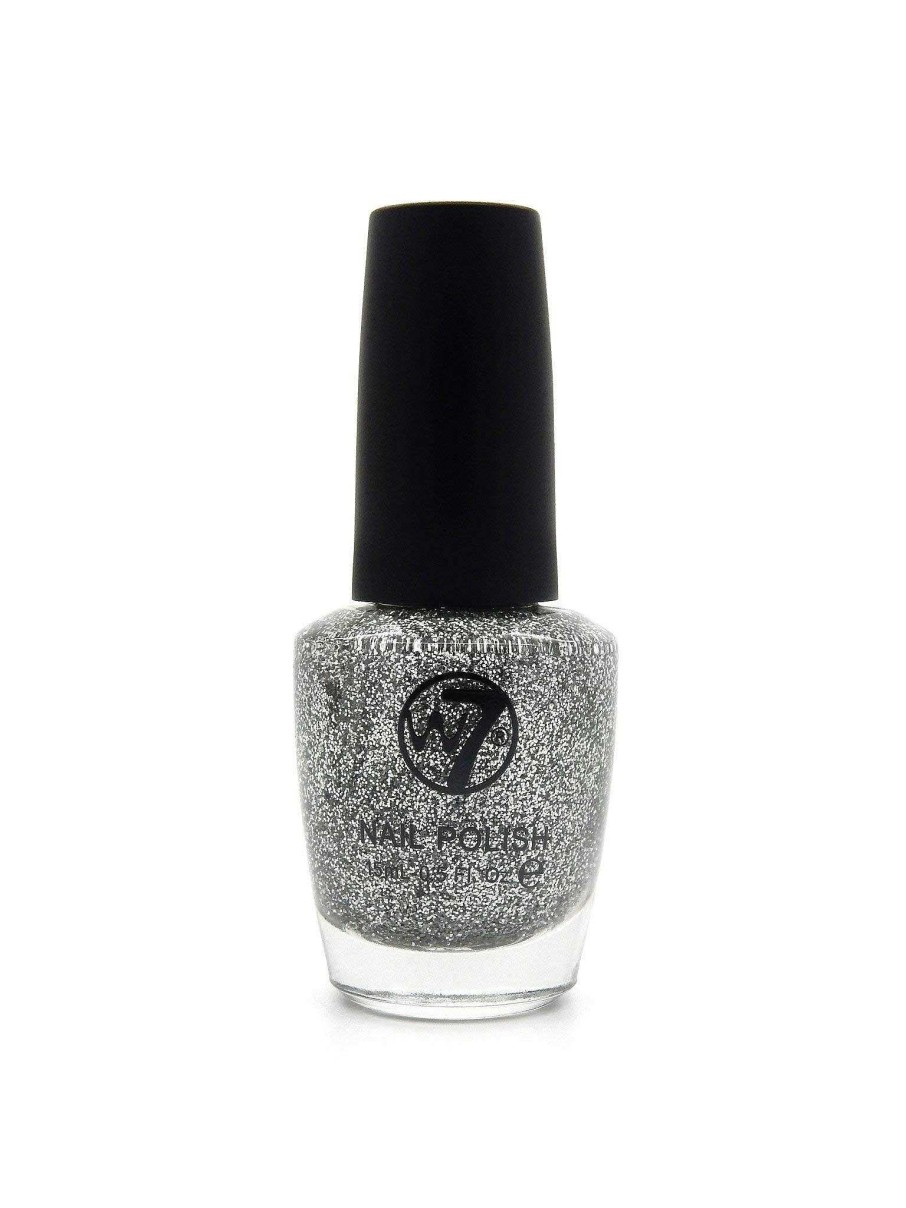 Nails W7 | W7 Nail Polish 5 Silver Dazzle