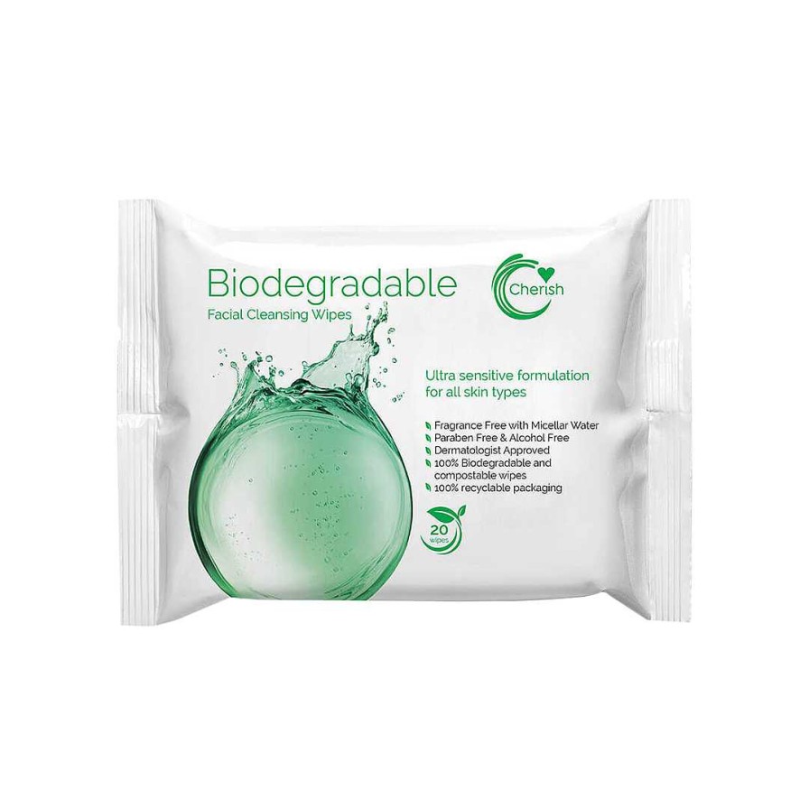 Skin Cherish | Cherish Biodegradable Facial Cleansing Wipes