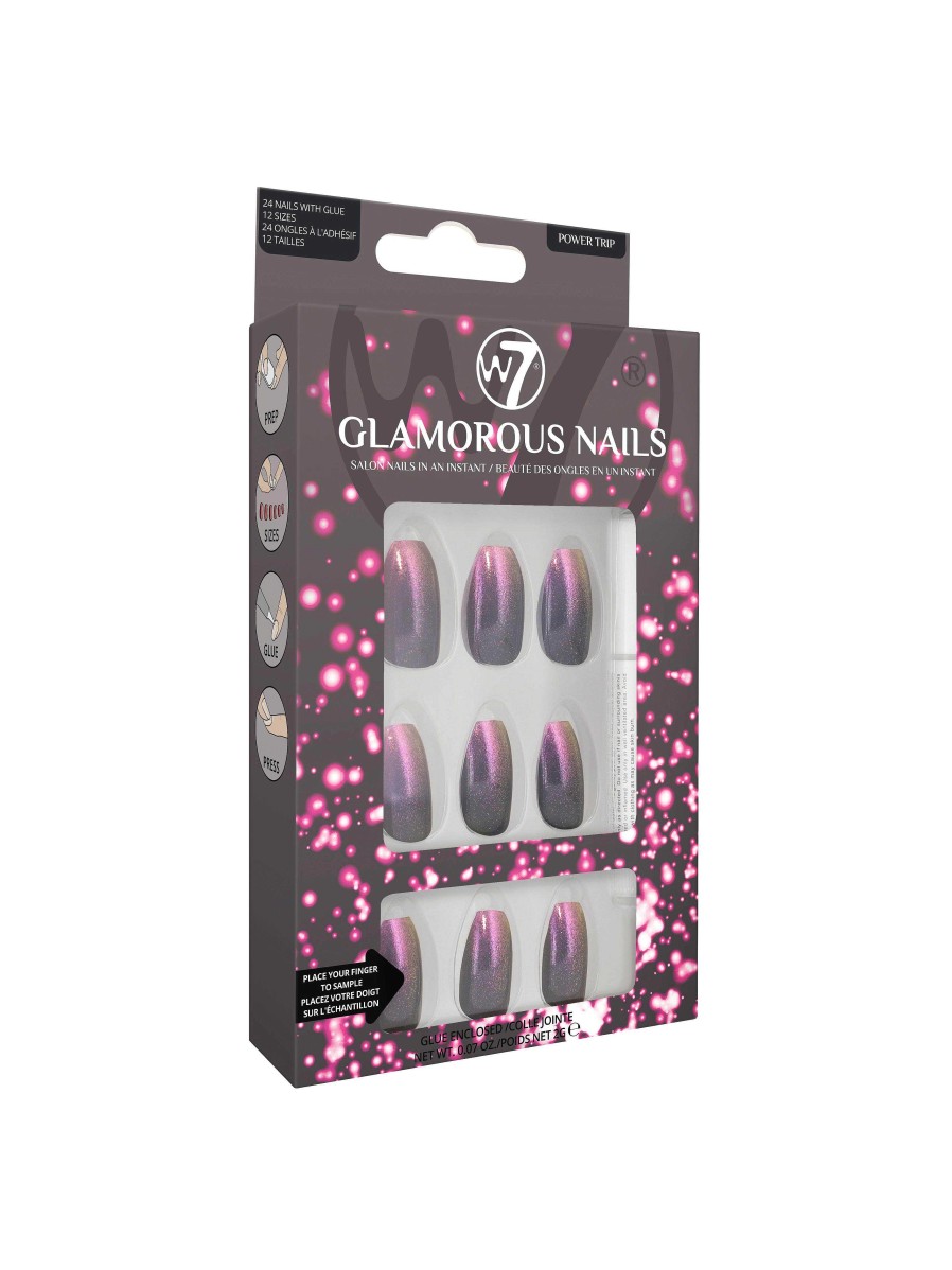 Nails W7 | W7 Glamorous Nails Power Trip