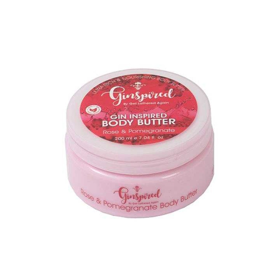 Bath & Body Ginspired | Ginspired Ultra Rich & Nourishing Body Butter Rose & Pomegranate