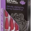 Nails Royal Cosmetics | Royal Cosmetics 24 Devils Delights Ballerina Nails + 2G Glue