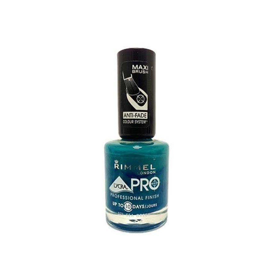 Nails Rimmel | Rimmel Lycra Professional Finish 371 Sea Green