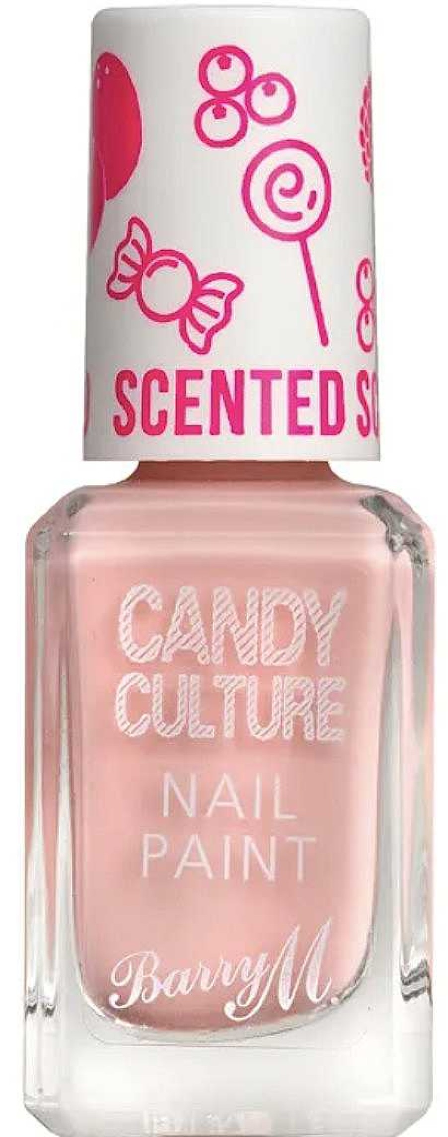 Nails Barry M | Barry M Candy Culture Scented Nail Paint Strawberry Laces 750