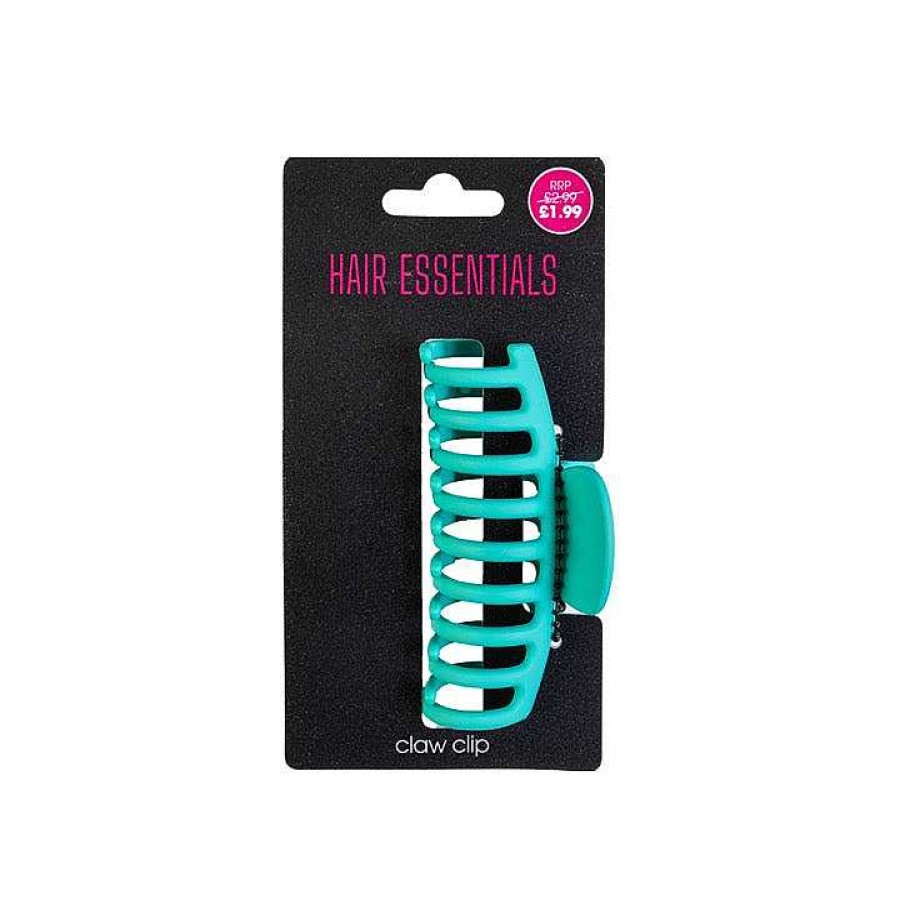 Hair Beauty Outlet | Beauty Outlet Claw Clip Green Soft Touch 9Cm Beau287