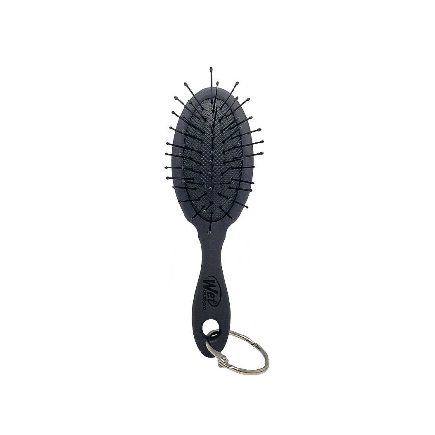 Hair Wet Brush | Wet Brush Mini Detangler With Key Chain Black