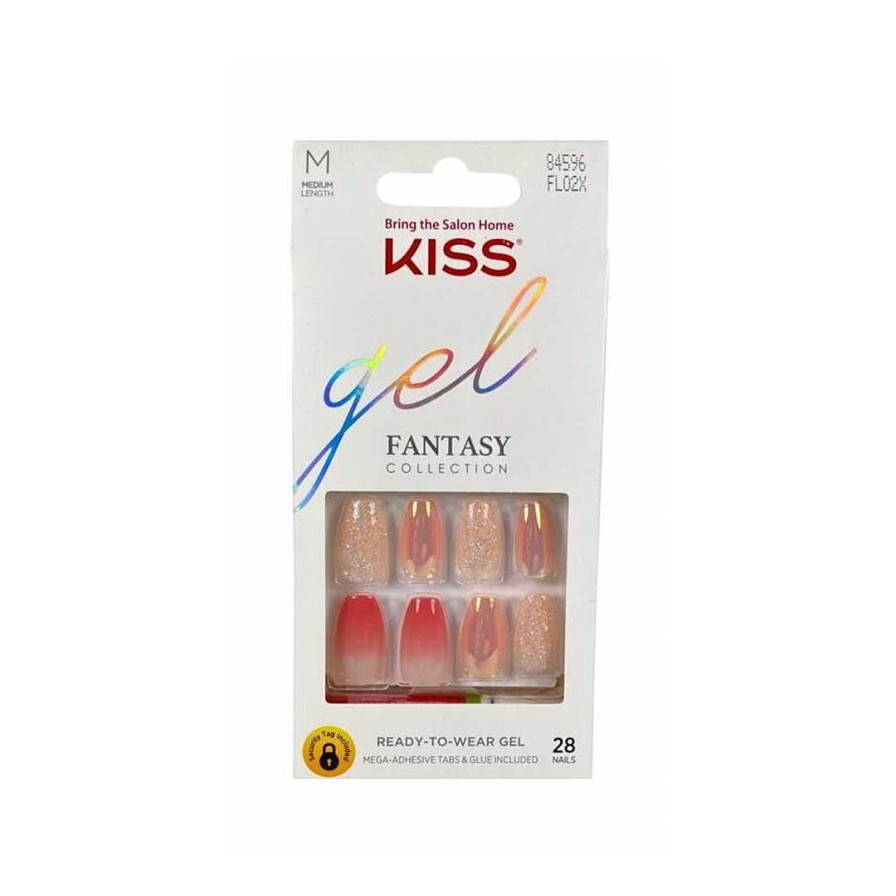 Nails Kiss | Kiss Gel Fantasy Nails 84596 Fl02X