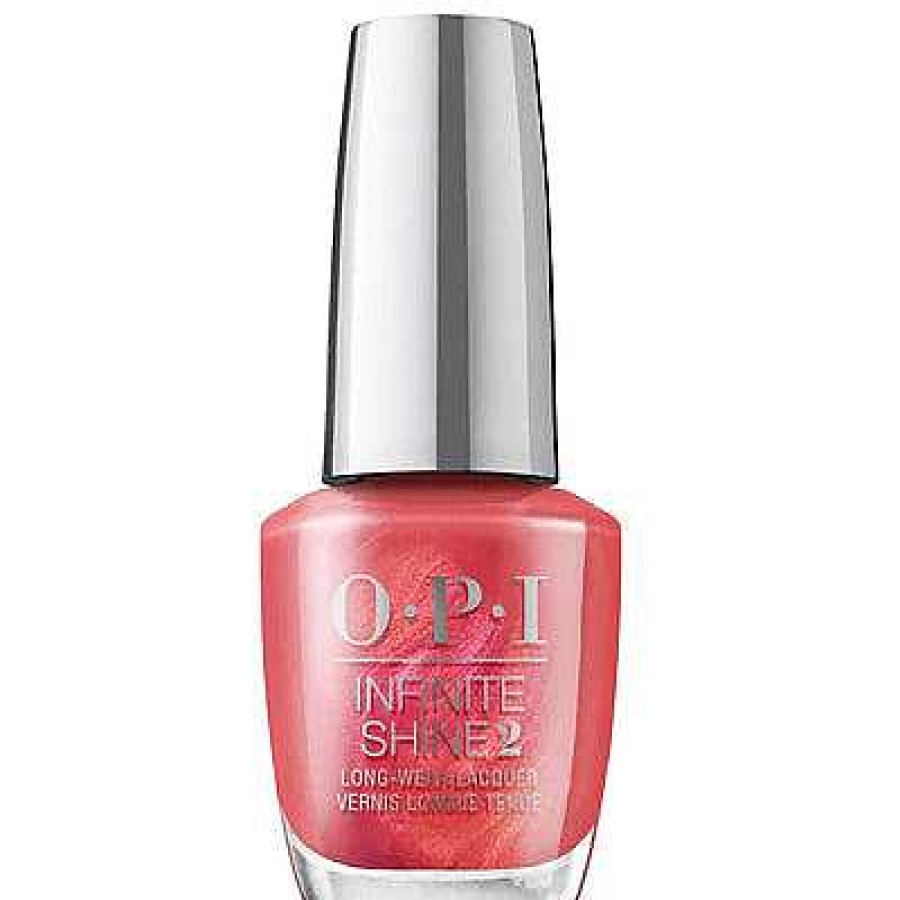 Nails OPI | Opi Infinite Shine Nail Polish Paint The Tinseltown Red