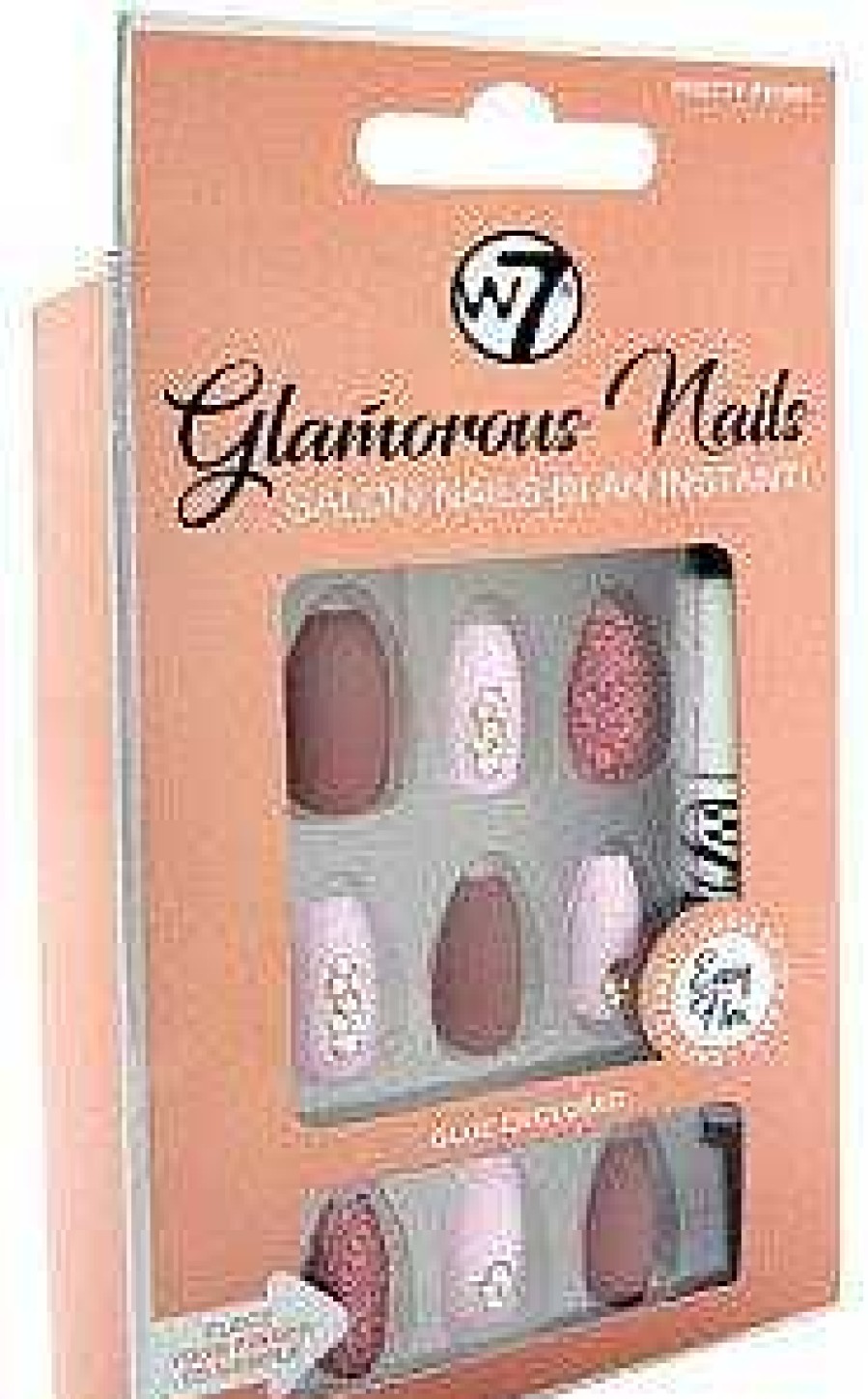 Nails W7 | W7 Glamorous Nails Pretty Peony