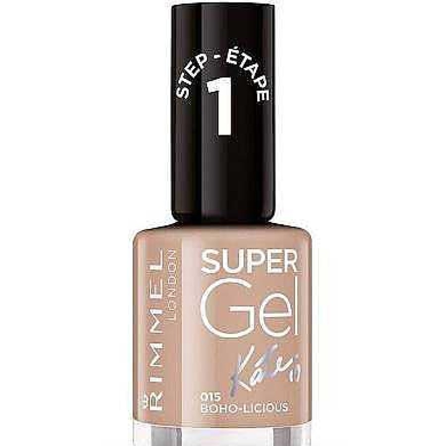 Nails Rimmel | Rimmel Super Gel Kate Nail Polish 015 Boho-Licious