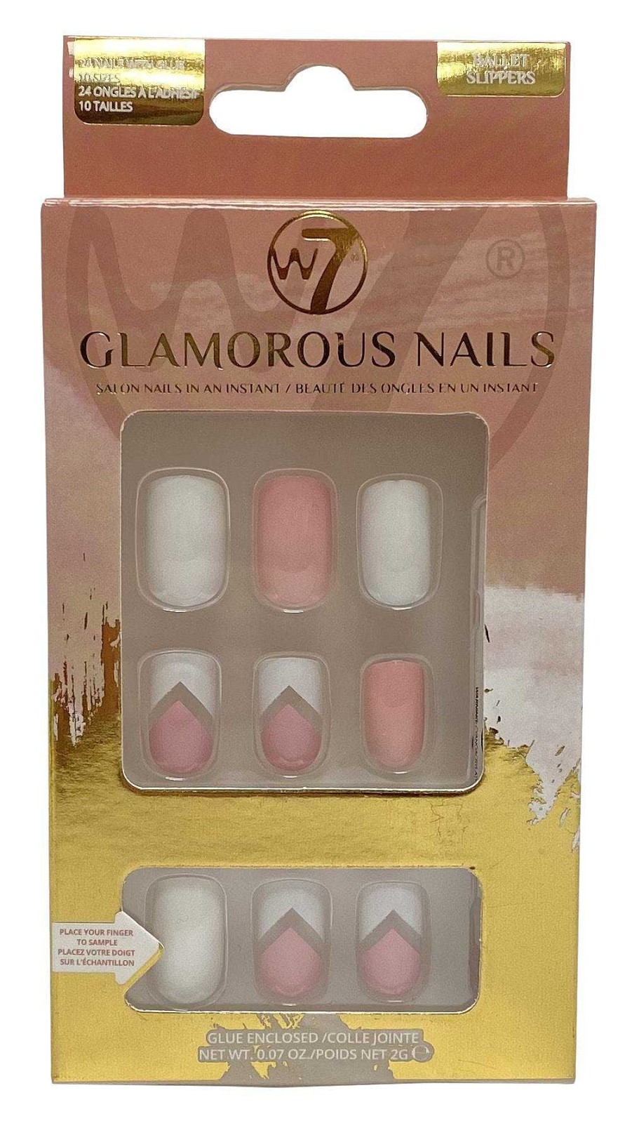 Nails W7 | W7 Glamorous Nails Ballet Slippers