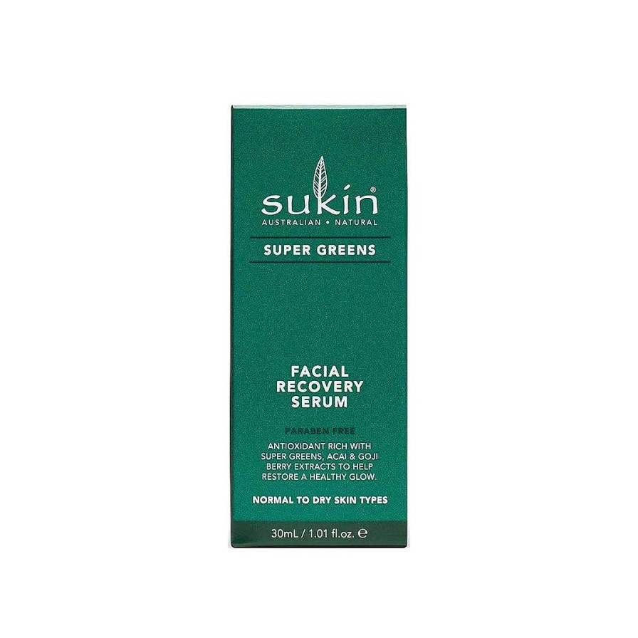 Skin Sukin | Sukin Super Greens Facial Recovery Serum 30Ml