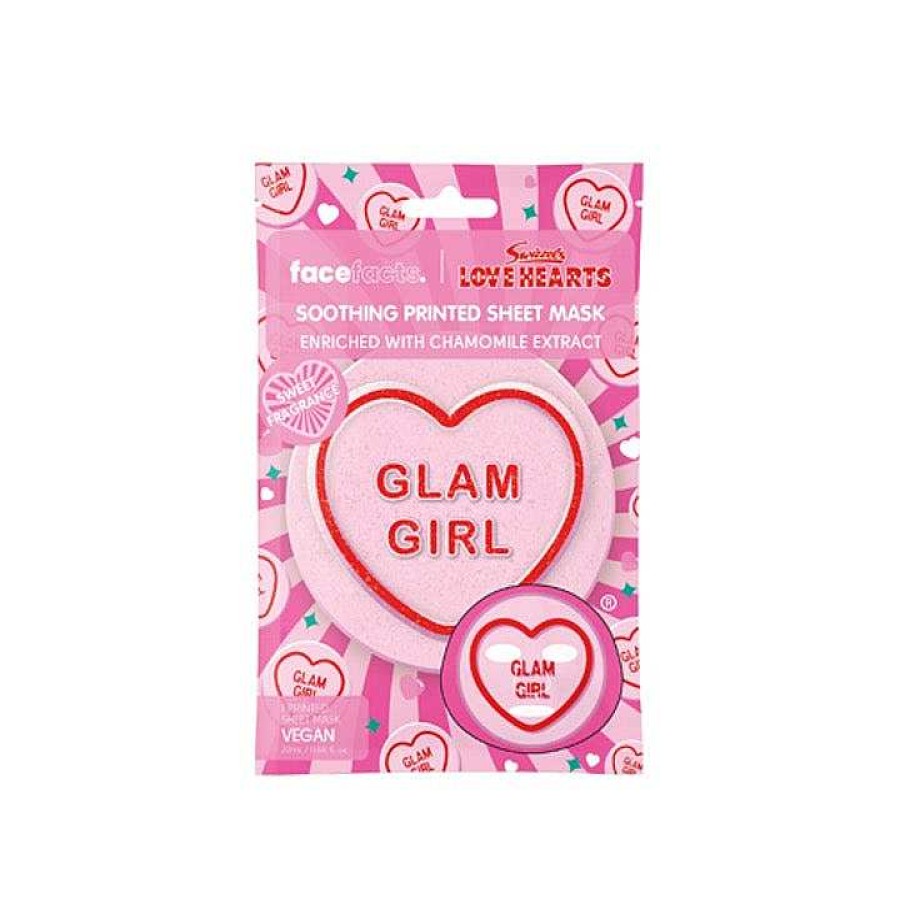 Skin Face Facts | Face Facts Love Hearts Sheet Mask Glam Girl