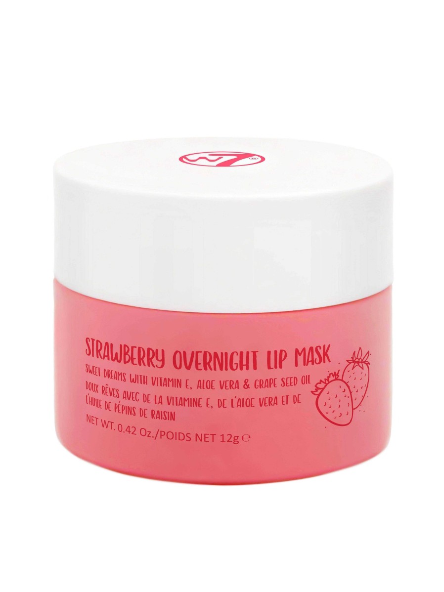 Skin W7 | W7 Sweet Dreams Overnight Lip Mask Strawberry