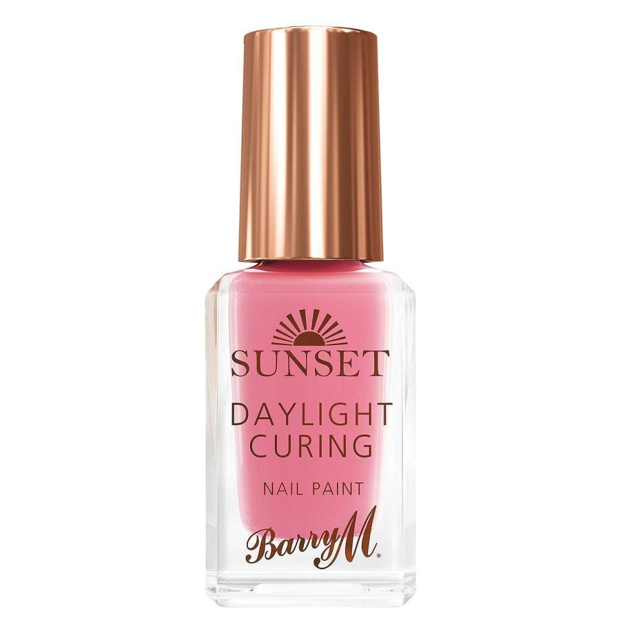 Nails Barry M | Barry M Sunset Gel Daylight Curing Nail Paint Pinking Out Loud 817