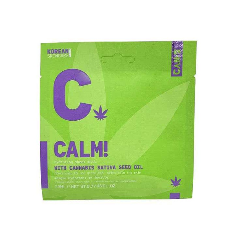 Skin CAN B | Can B Calm Sheet Mask Hydrating With Cannabis Sativa Oil