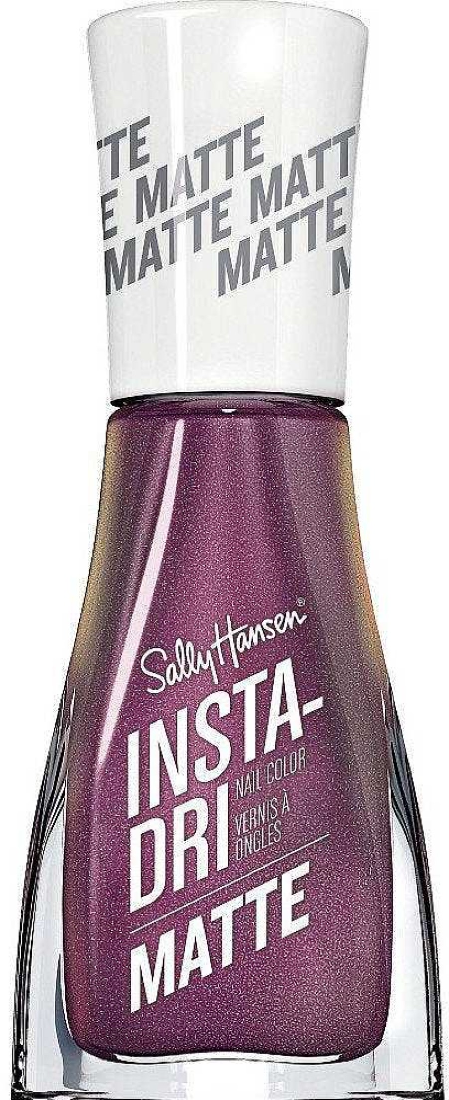 Nails Sally Hansen | Sally Hansen Insta Dri Matte Nail Polish 015 Burnished Wine