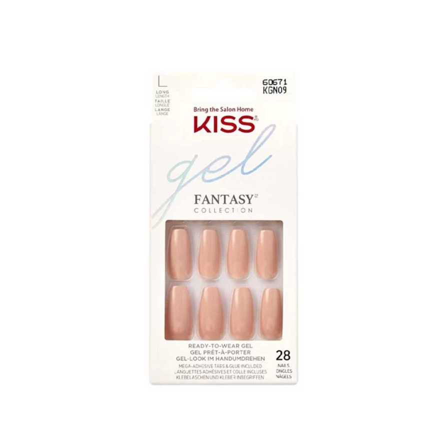 Nails Kiss | Kiss Gel Fantasy 28 Nails 60671 Nude Kgn09