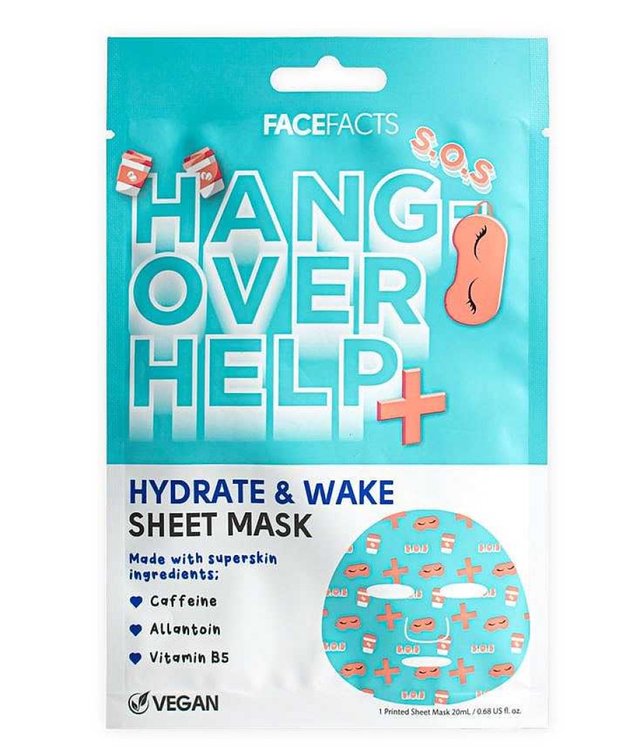 Skin Face Facts | Face Facts Hangover Help Hydrate & Wake Sheet Mask