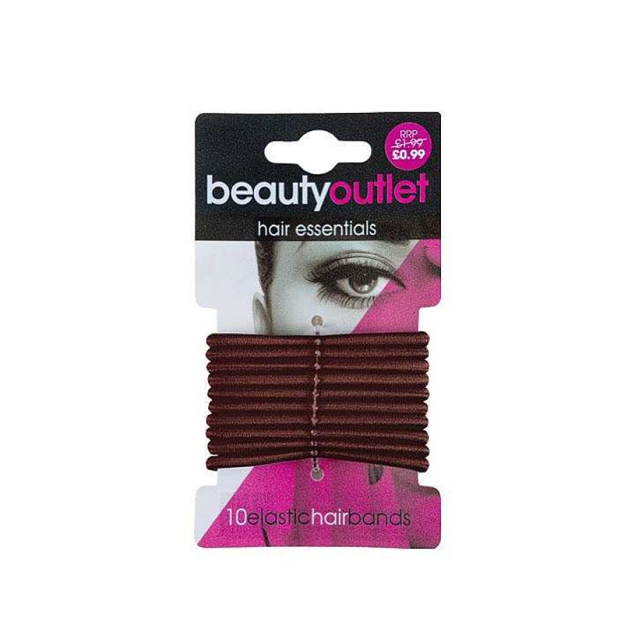 Hair Beauty Outlet | Beauty Outlet 10 Brown Elastics Beau165