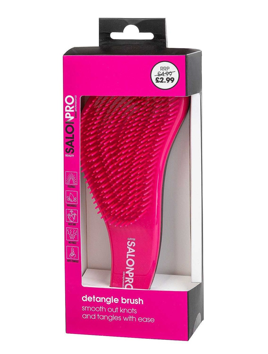 Hair Salon Pro | Salonpro Detangle Brush Pink