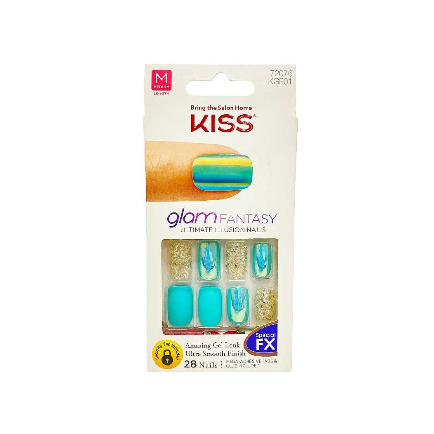 Nails Kiss | Kiss Glam Fantasy 28 Nails 72076 Kgf01