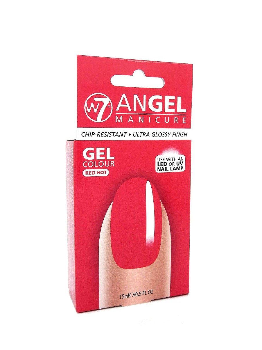 Nails W7 | W7 Angel Manicure Gel Polish Red Hot