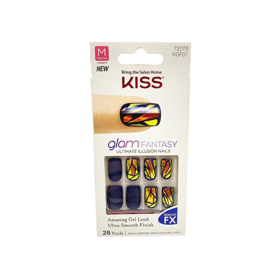 Nails Kiss | Kiss Glam Fantasy 28 Nails 72076 Kgf01