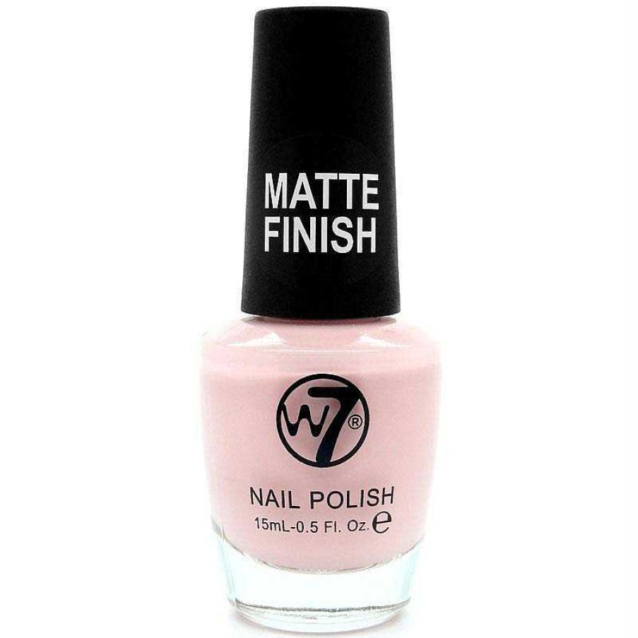 Nails W7 | W7 Nail Polish 166 Matte Pink