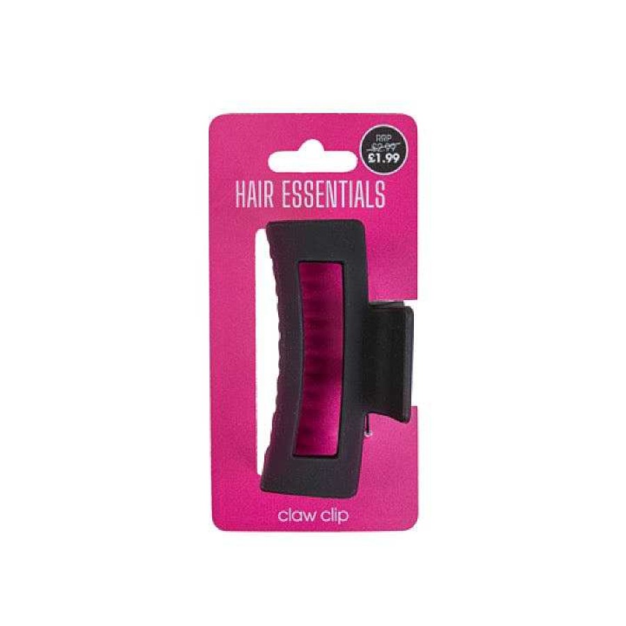 Hair Beauty Outlet | Beauty Outlet Square Claw Clip Black Beau286