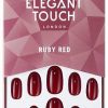 Nails Elegant Touch | Elegant Touch False Nails Ruby Red