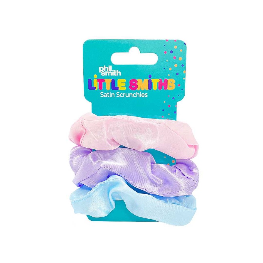 Hair Phil Smith | Phil Smith Little Smiths Satin Scrunchies 3Pk