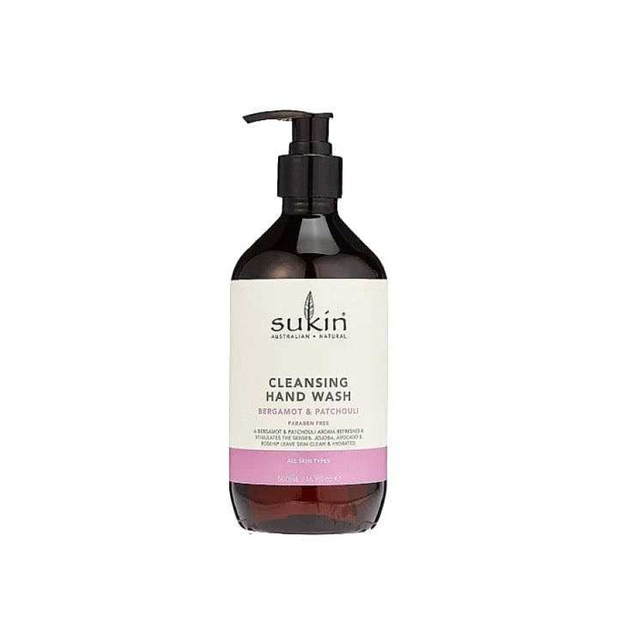 Bath & Body Sukin | Sukin Cleansing Hand Wash Bergamot & Patchouli 500Ml