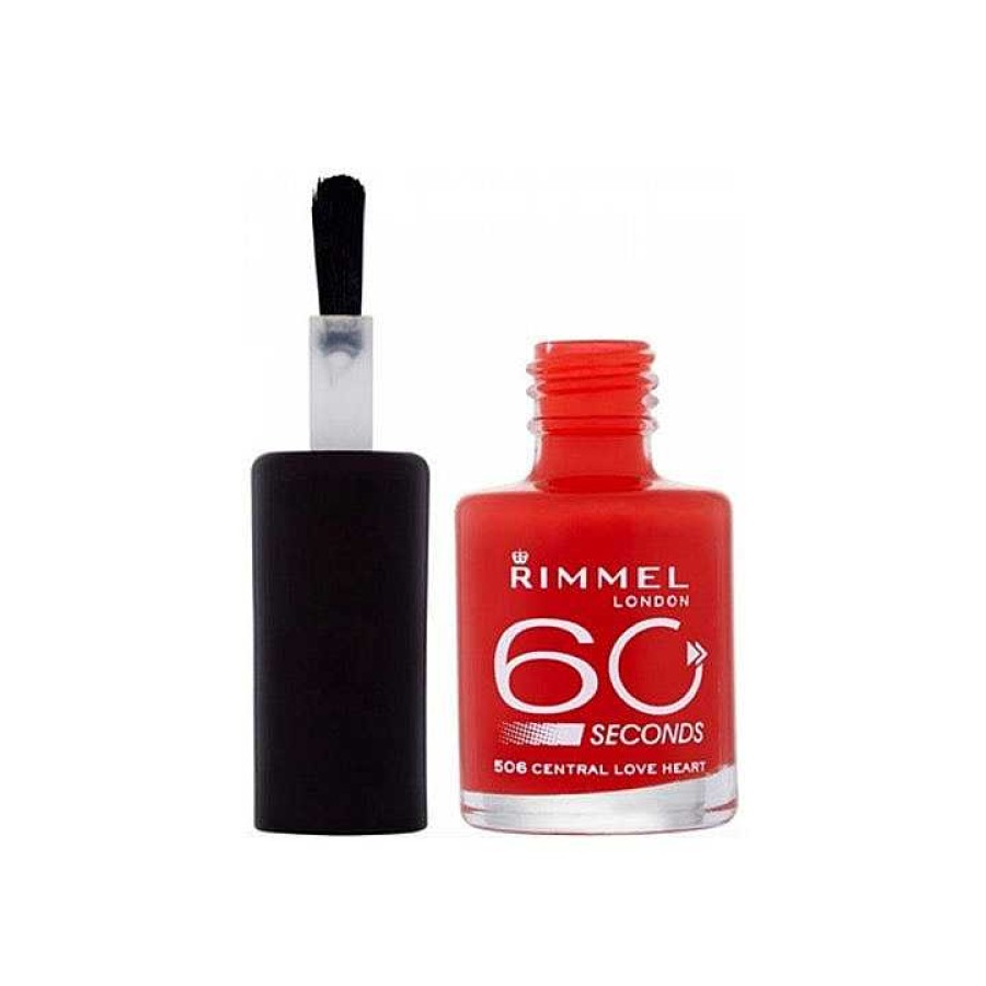 Nails Rimmel | Rimmel 60 Seconds Nail Polish 506 Central Love Heart